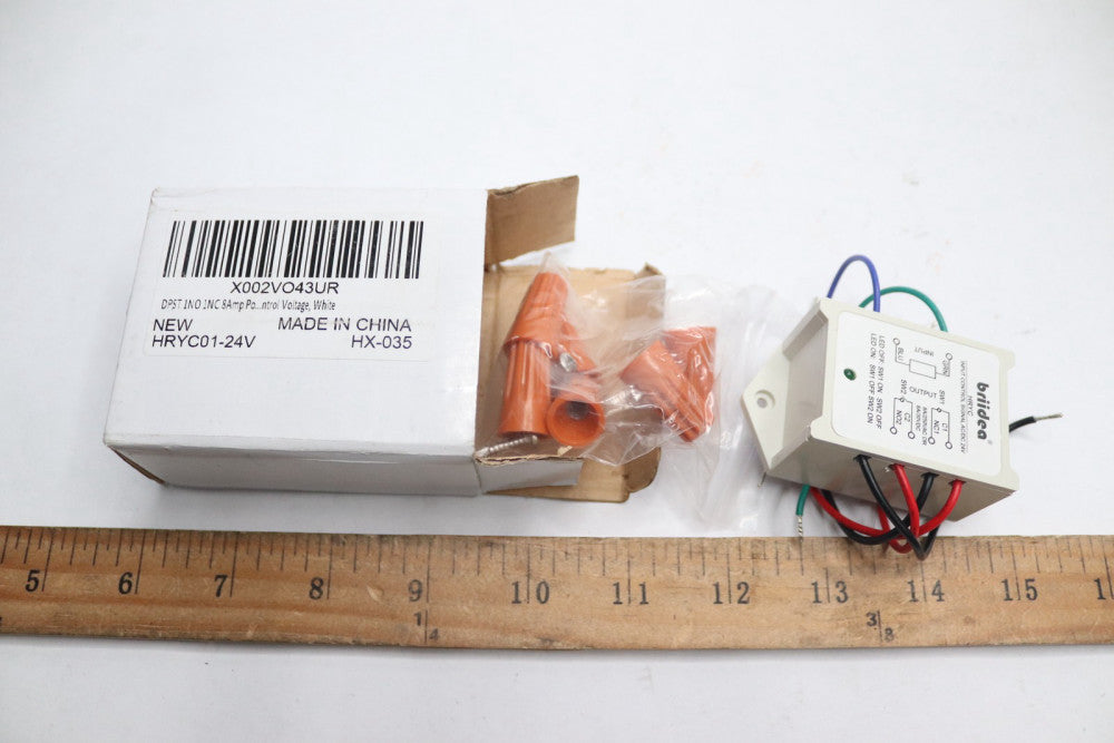 Power Relay Module Control Voltage DPST 1NO 1NC 8A 4VAC/DC HRYC01-24V