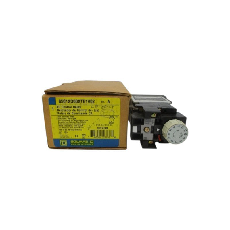 SQUARE D 8501XO00XTE1V02 SER. A 110/120V 20A 0.2-60S NSMP