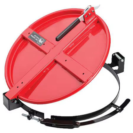 Pig Drm2072-Rd Drum Lid, Red, Steel, 20.5 In L