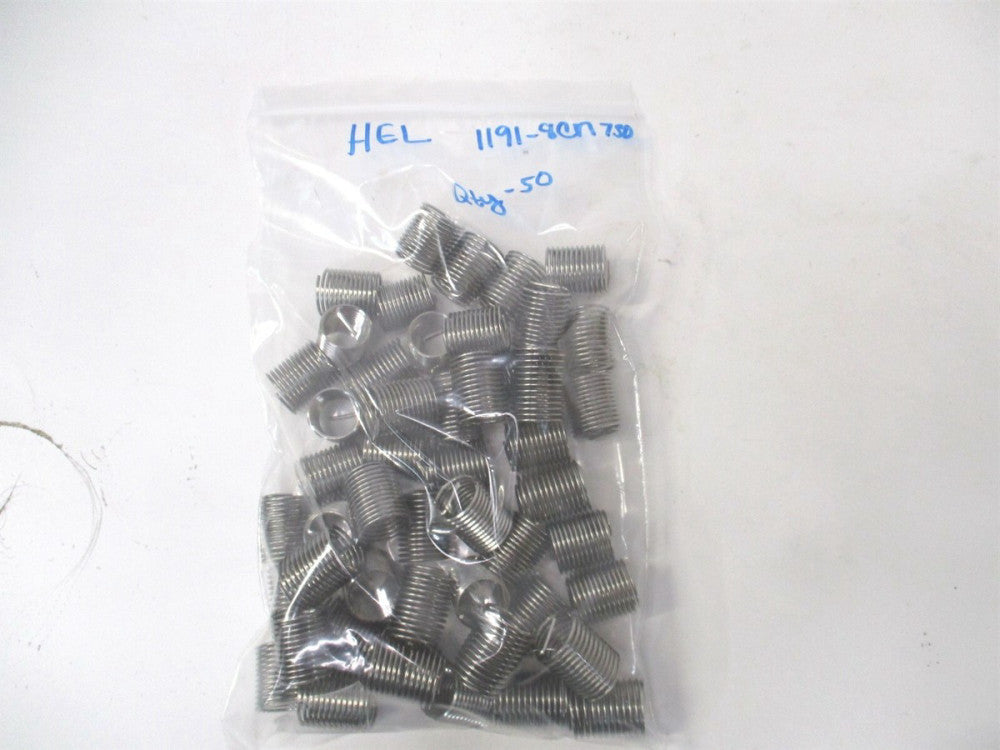 Heli-Coil (1191-8CN750) 1/2-20 304 SS Standard Free Running Inserts - Pack of 50