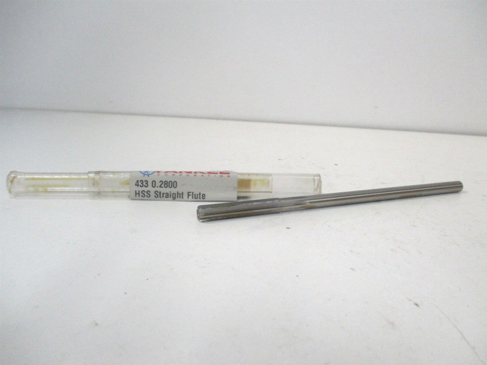 Yankee (433-0.2800) 17/64" x 17/64" x 6" OAL HSS RH Straight Chucking Reamer