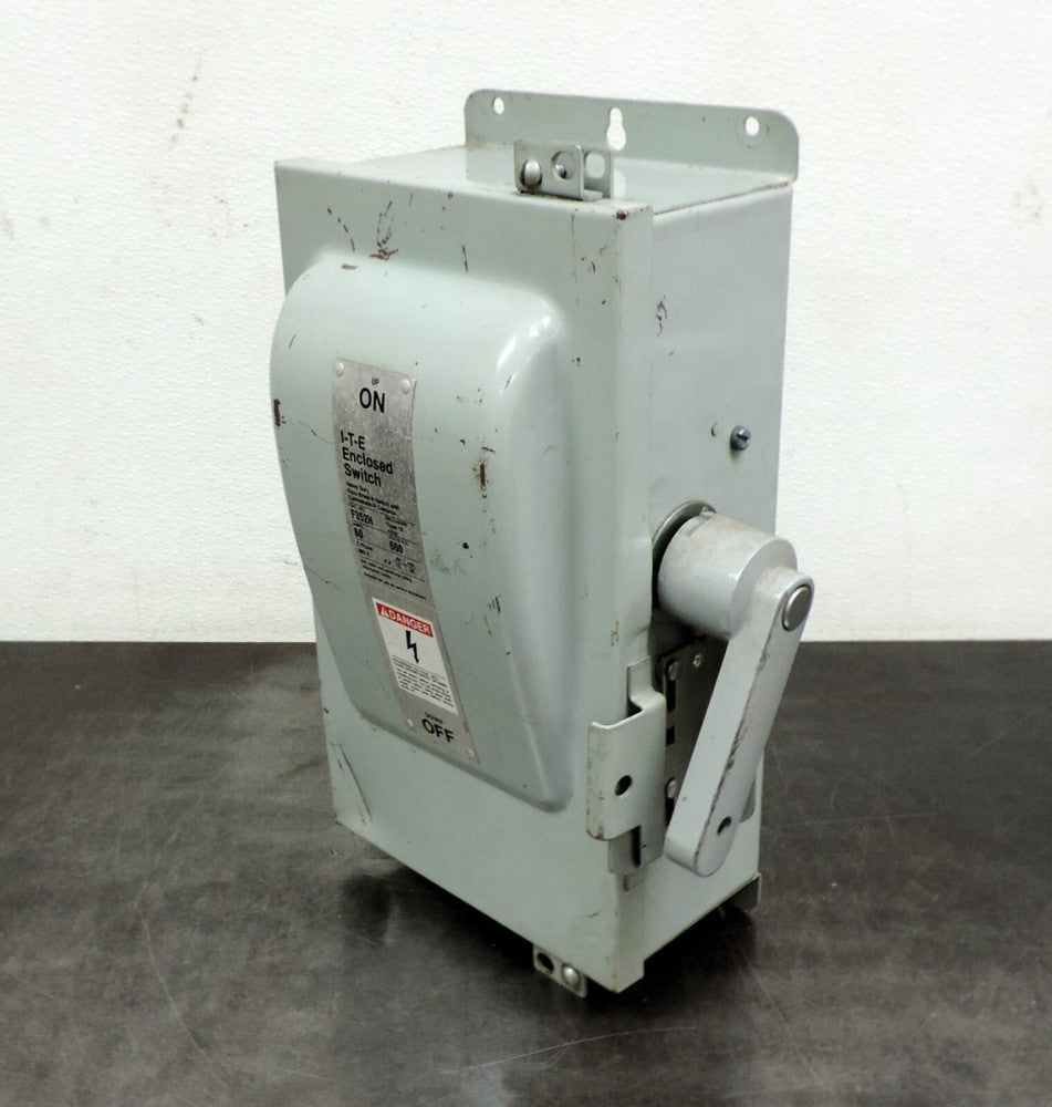 Siemens I-T-E F352H Enclosed Fusible Switch Enclosure Type 12 F352H-CH  F352H-PN