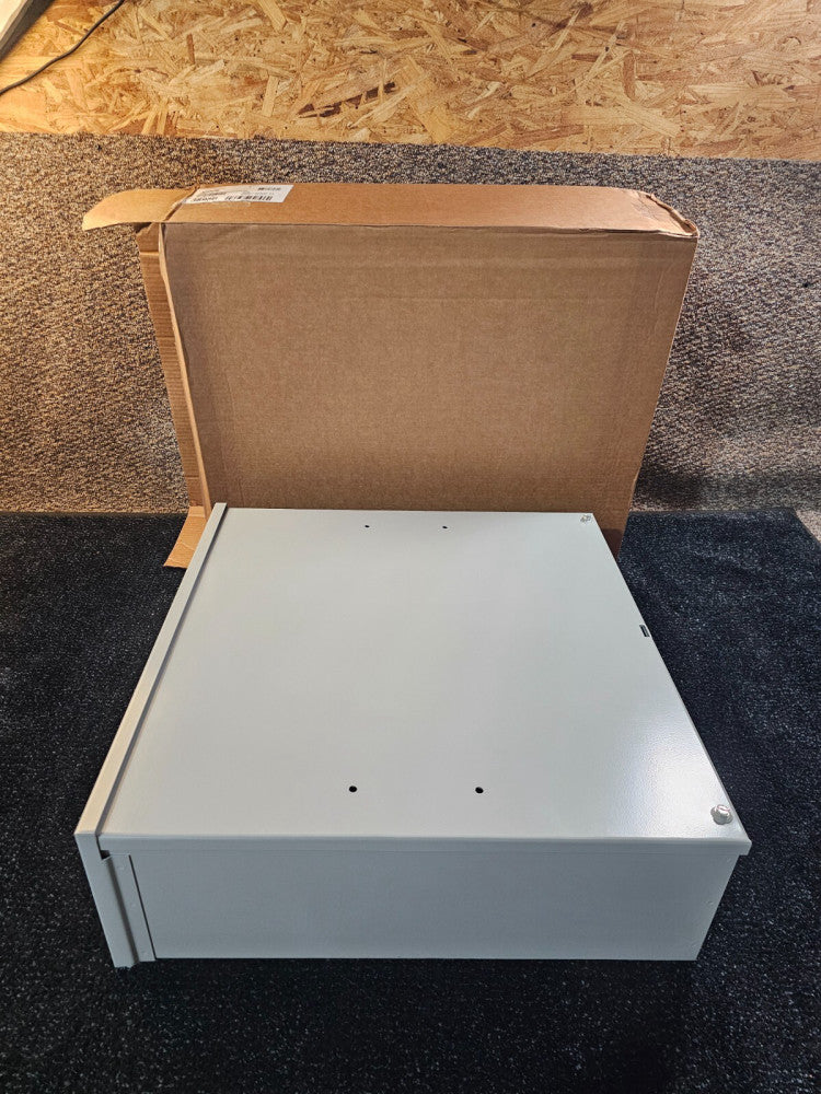 nVent Hoffman A24R248 Screw-Cover Drip-Shield Type 3R Knockout 24x24x8 Steel