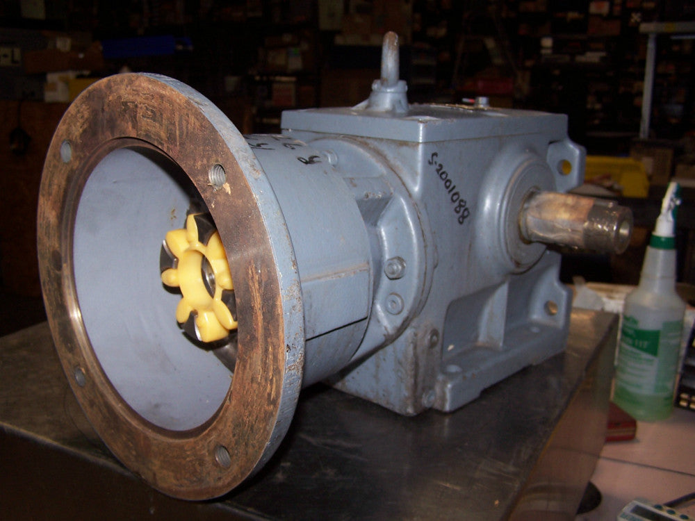 NEW IMHOF 16.08:1 RATIO GEAR REDUCER TYPE S60 LP100 SHAFT 1-3/8" X 2-3/4" 