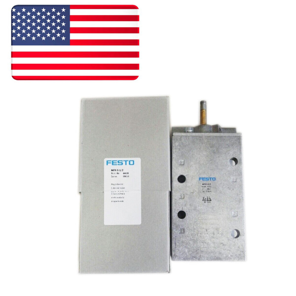 NEW FESTO MFH-5-1/2 6420 Solenoid Valve - US Stock