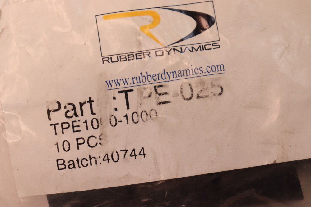  (10-Pk) Rubber Dynamics Tapered Plug Black TPE-025