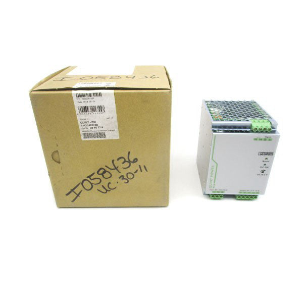 PHOENIX CONTACT QUINT-PS/1AC/24DC/20 2866776 100-240VAC 6.0-2.6A NSMP