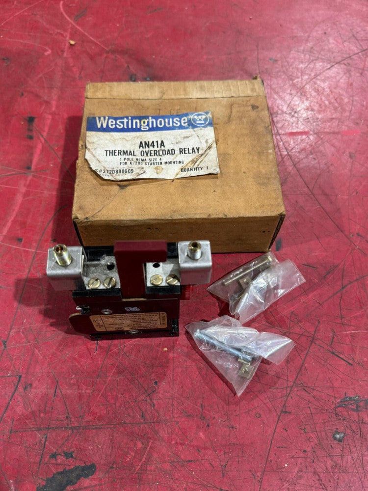 NEW IN BOX WESTINGHOUSE THERMAL OVERLOAD RELAY AN41A