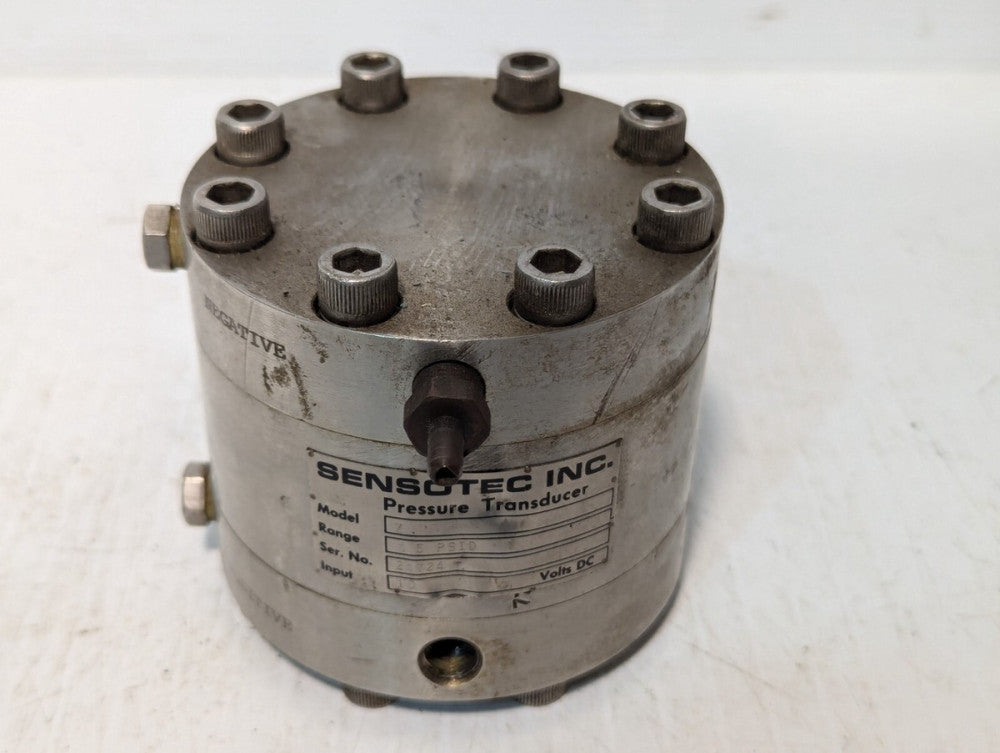 SENSOTEC Pressure Transducer, Model# Z, Serial# 24724