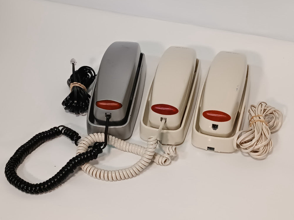 Lot of 3: Med-Pat T4CR Wall Land-Line Emergency Phones with Red Indicator Lights