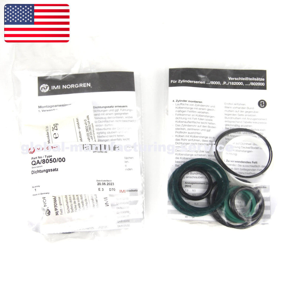 One Brand New NORGREN QA/8050/00 QA-8050-00 Cylinder Service Kit - US Stock