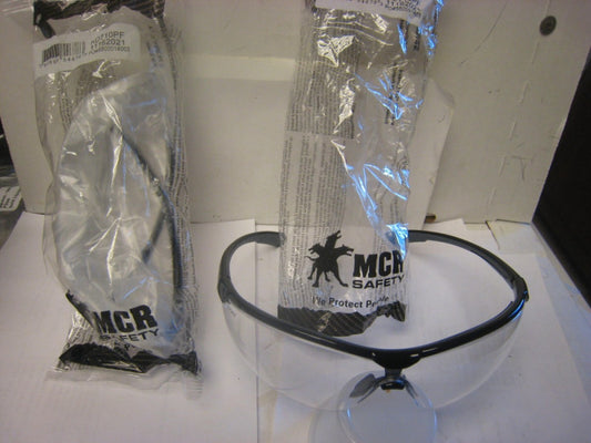2 yes 2 MCR SAFETY KD710PF Safety Glasses,Polycarbonate,Black