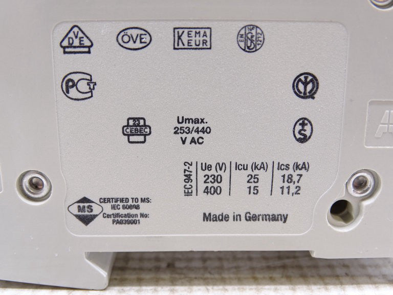 ASEA BROWN BOVERI S202M-C40 CIRCUIT BREAKER