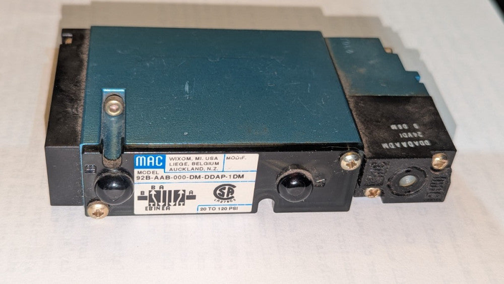 MAC Solenoid Valve 92B-AAB-000-DM-DDAP-1 DM
