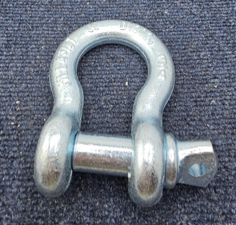 (QTY 2) Campbell WLL 4-3/4T Ton Anchor Shackle and Pin 3/4"