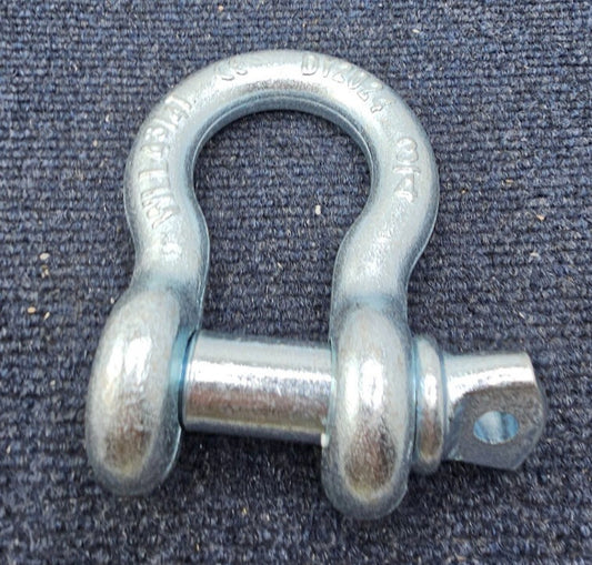 (QTY 2) Campbell WLL 4-3/4T Ton Anchor Shackle and Pin 3/4"