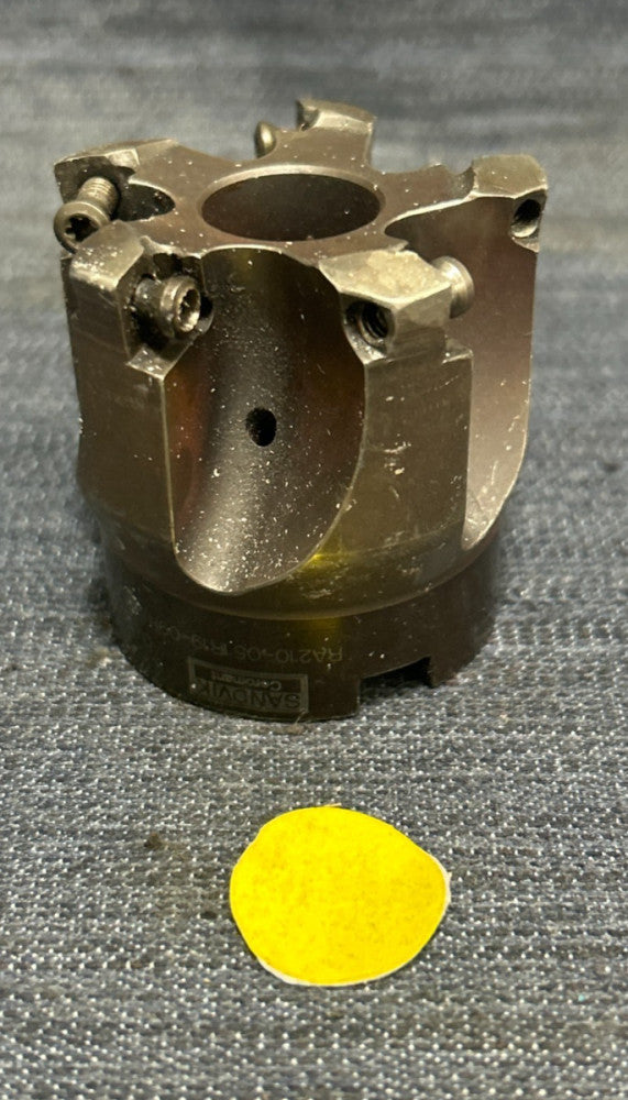 SANDVIK 5 BLADE 2" DIAM INDEXABLE FACEMILL CUTTER RA210-051R19-09H