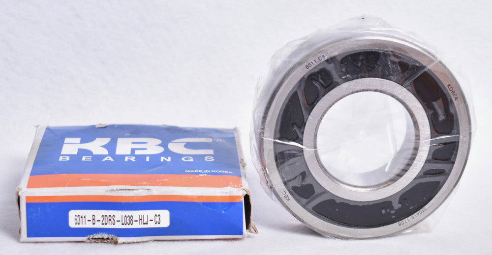 KBC 6311.C3 Rubber Sealed Ball Bearing  6311-B-2DRS-L038-HLJ-C3