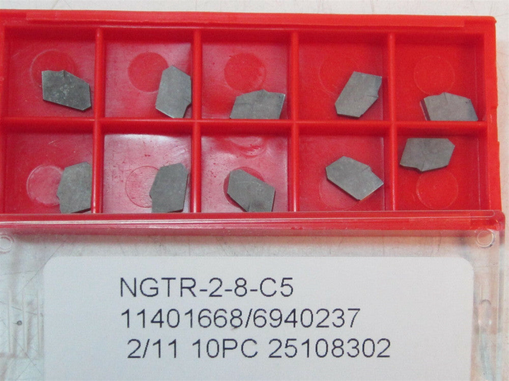 NGTR-2-8 C5 RH Carbide Cutoff Inserts Pack Of 10