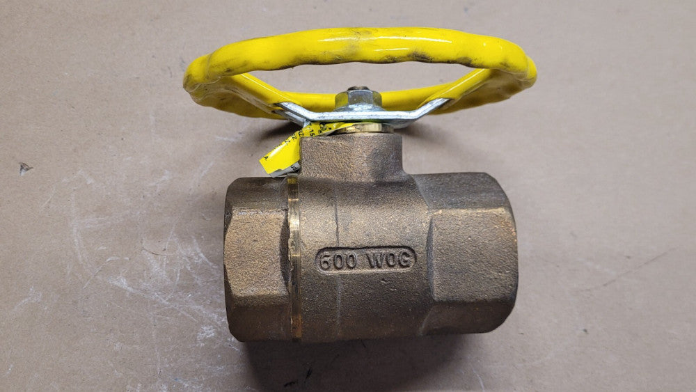 NOS Apollo 70-107-15 Bronze Ball Valve 1-1/2" NPT 600WOG