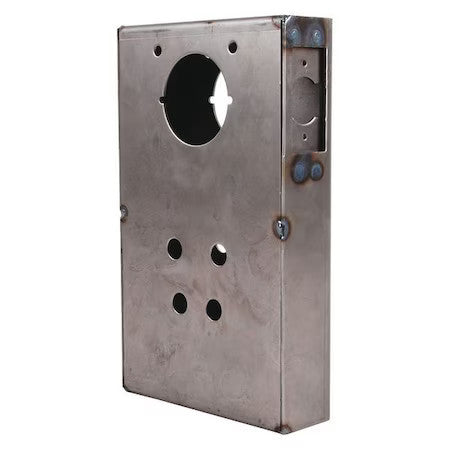 Keedex K-Bxsim-Ee Weldable Gate Box,Silver,2-3/8" W
