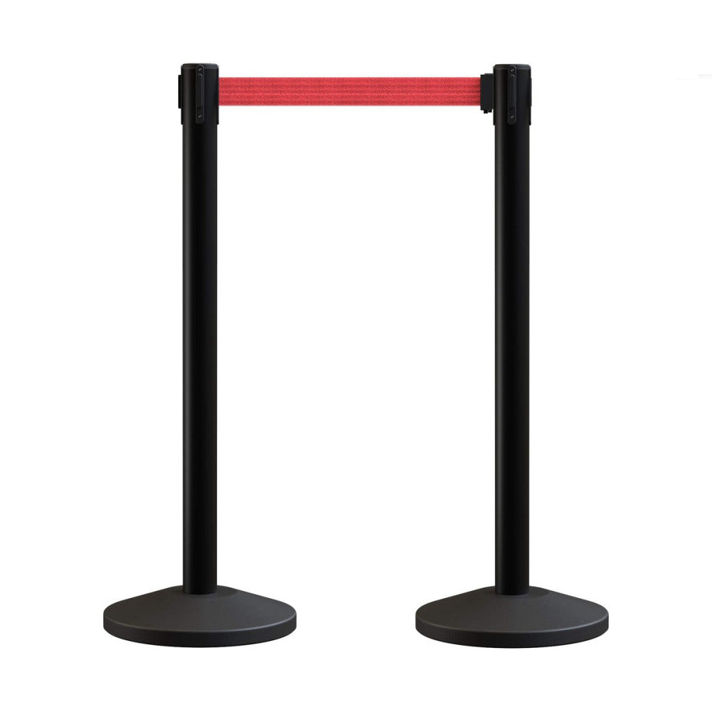 Crowd Control Warehouse CCW Series RBB-100 - Set of 2 Stanchions with