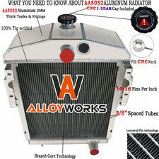 351798R92 3 Row Radiator FOR Farmall international M MD MDV MV SMTA SUPER M SUPE