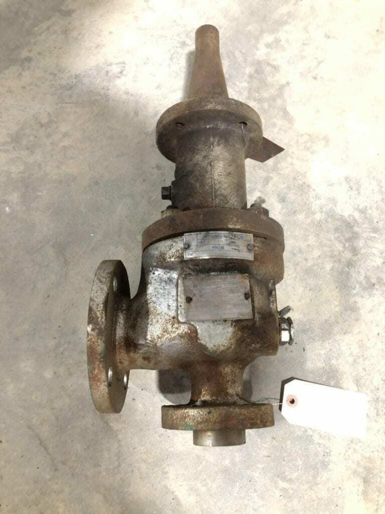 Lonergan 0-10DS020-KS Steel Safety Relief Valve 332SCFM 150PSI 1" X 2"