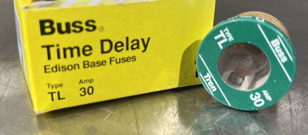 Tron Type TL 30 Amp Time Delay Fuse NOS Surplus Qty 1