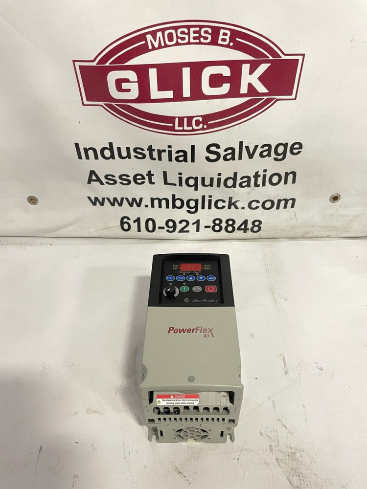 Allen-Bradley 22B-B8P0N104 Ser A Powerflex VFD Frequency Drive 200-240V 2-HP