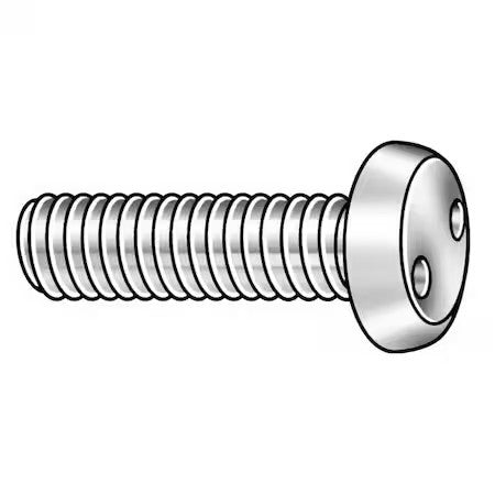 Tamper-Pruf Screws 121050 #6-32 X 1 In Spanner Pan Tamper Resistant Screw,
