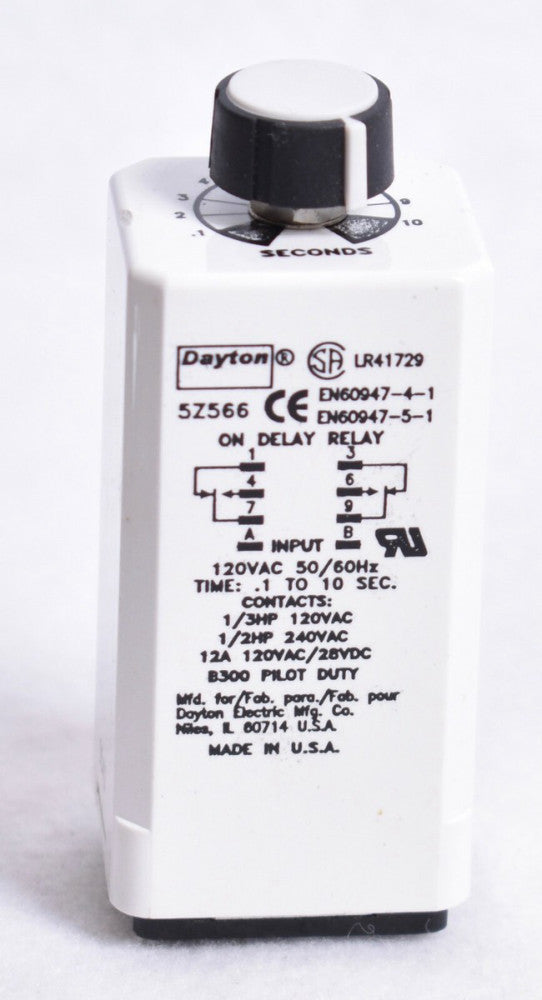 Dayton Time Delay Relay 5Z566