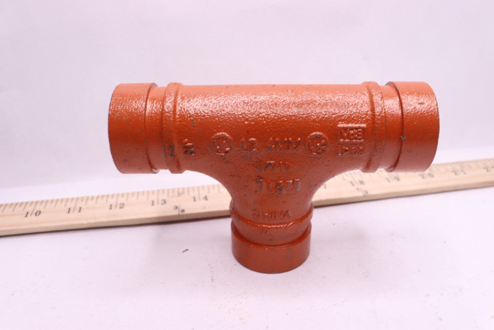 Grooved Tee Full Flow Ductile Iron 1-1/4" 4327001100