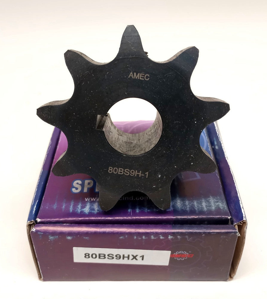 Amec 80BS9H-1 Hardened 1" Bore Sprocket 9 Teeth 80BS9HX1
