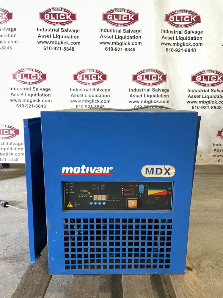 Motivair MDX 75 Non-Cycling Refrigerated Compressed Air Dryer 75SCFM 232psi 115V