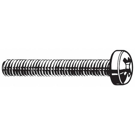 Zoro Select M55340.030.0020 M3-0.50 X 20 Mm Phillips Cheese Machine Screw,