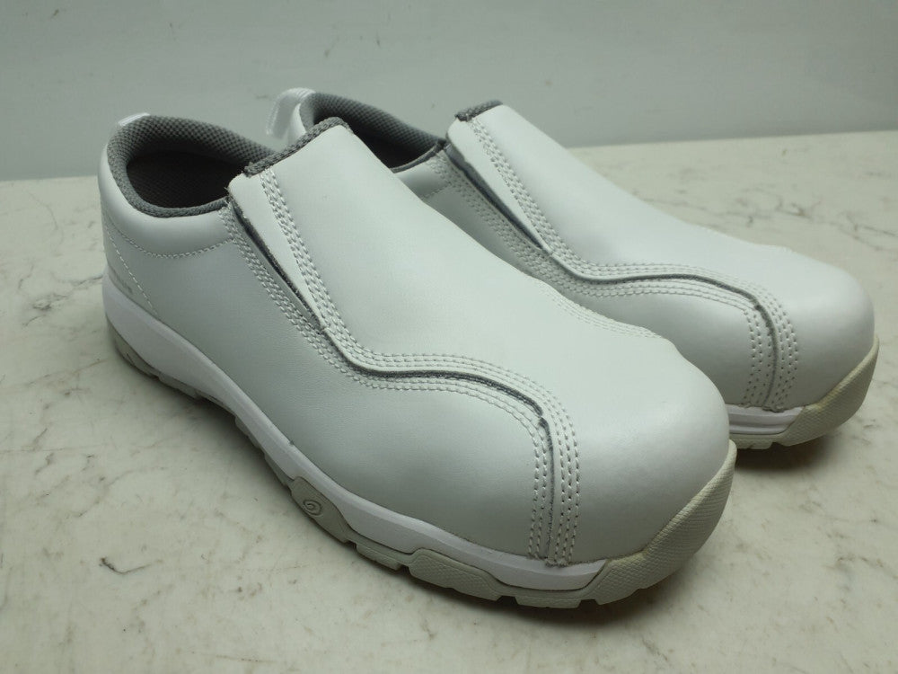 Nautilus 1652-9.5W Safety Footwear Womens Loafer Shoe 9-1/2 W White *SCUFFED*