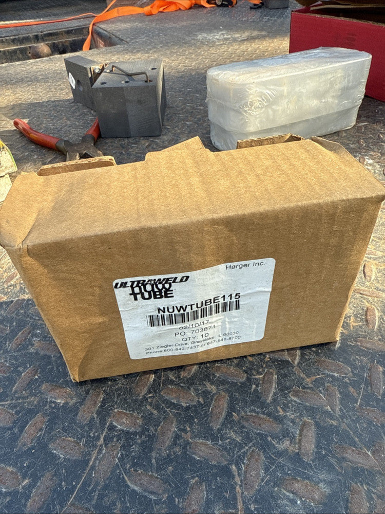 (10) Harger Nuwtube115 Ultraweld Metal Shot Weld Copper Oxide Aluminum