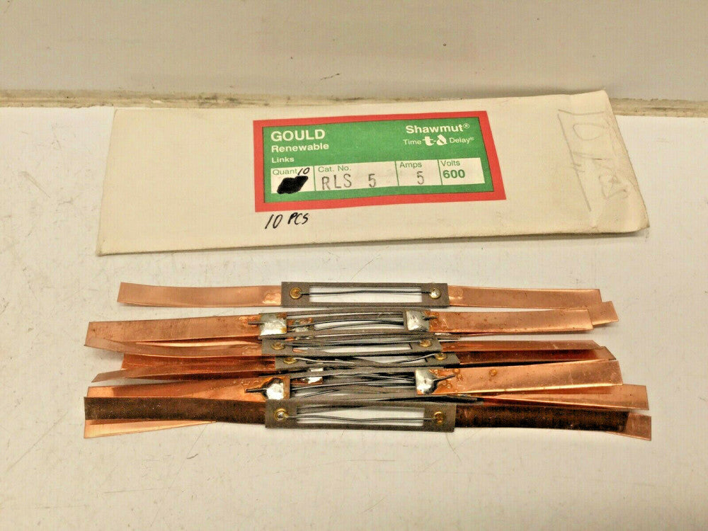GOULD RLS 5 Renewable Links 5 AMP (LOT of 10)