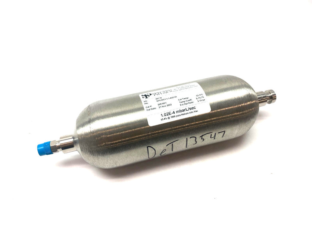 Spectro Physics SF510S1/1.1-42D1A Helium Master 1.02E-4 mbarL/sec, 1500 psia