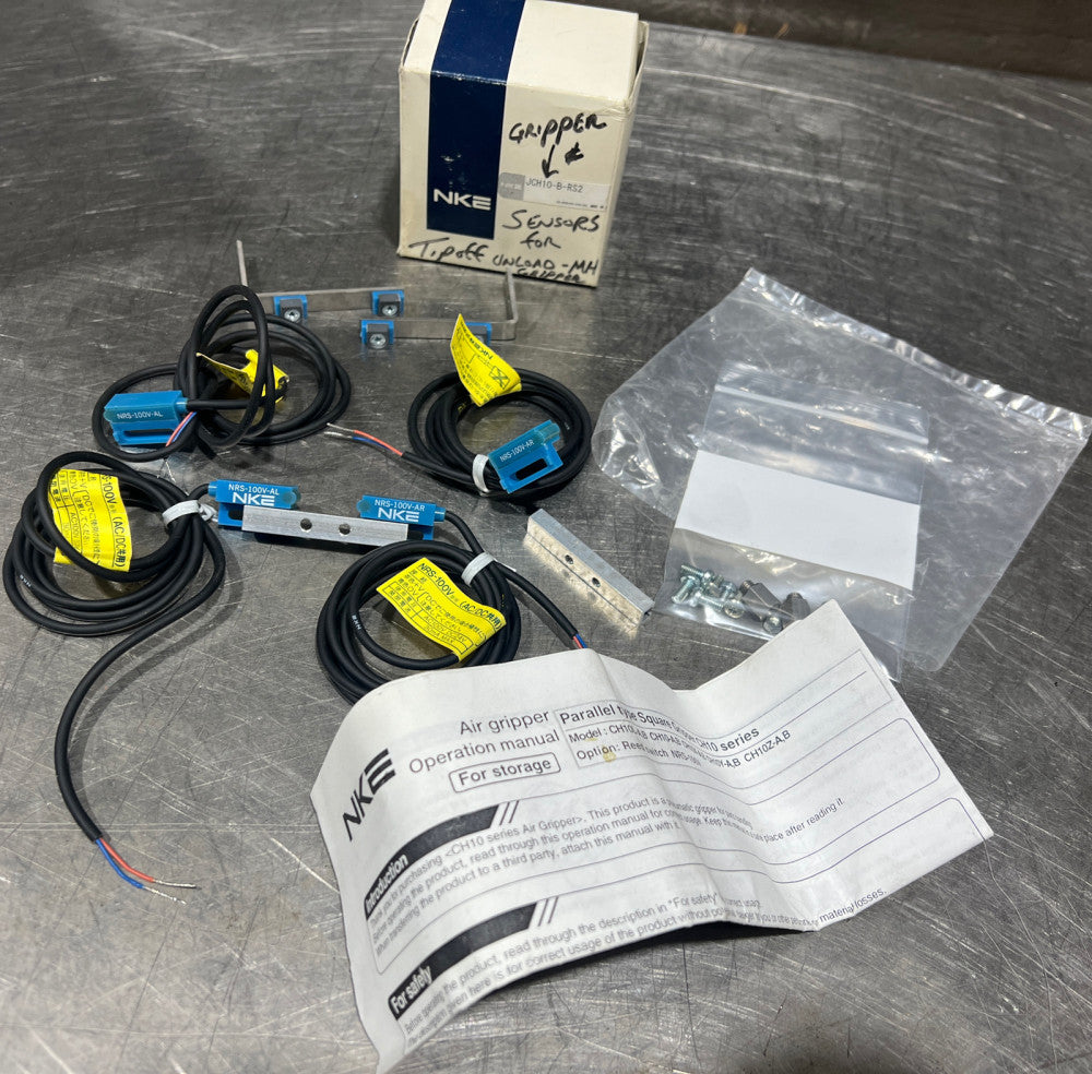 Box Of 4 Nos Surplus NKE NRS-100V-AR & NRS-100V-AL Proximity Sensors. 2 Of Each
