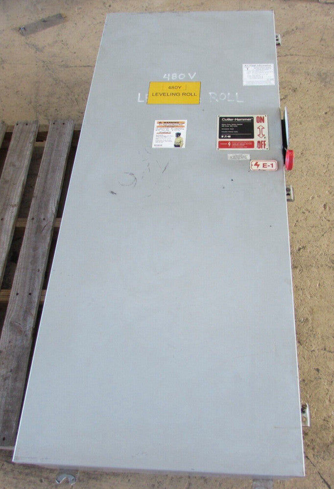 CUTLER-HAMMER DH366FDX HEAVY-DUTY FUSIBLE SAFETY SWITCH 600A,NICE TAKEOUT!