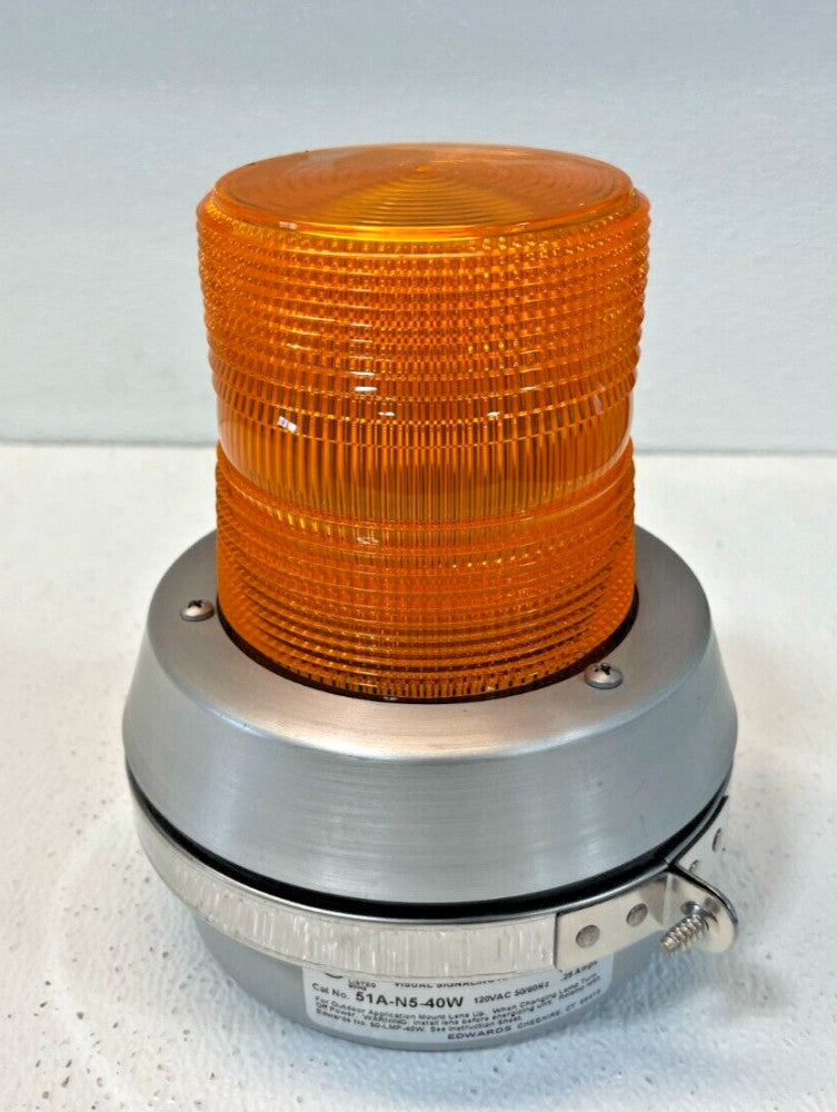 Edwards Adaptabeacon 51A-N5-40W Orange Visual Signaling Appliance