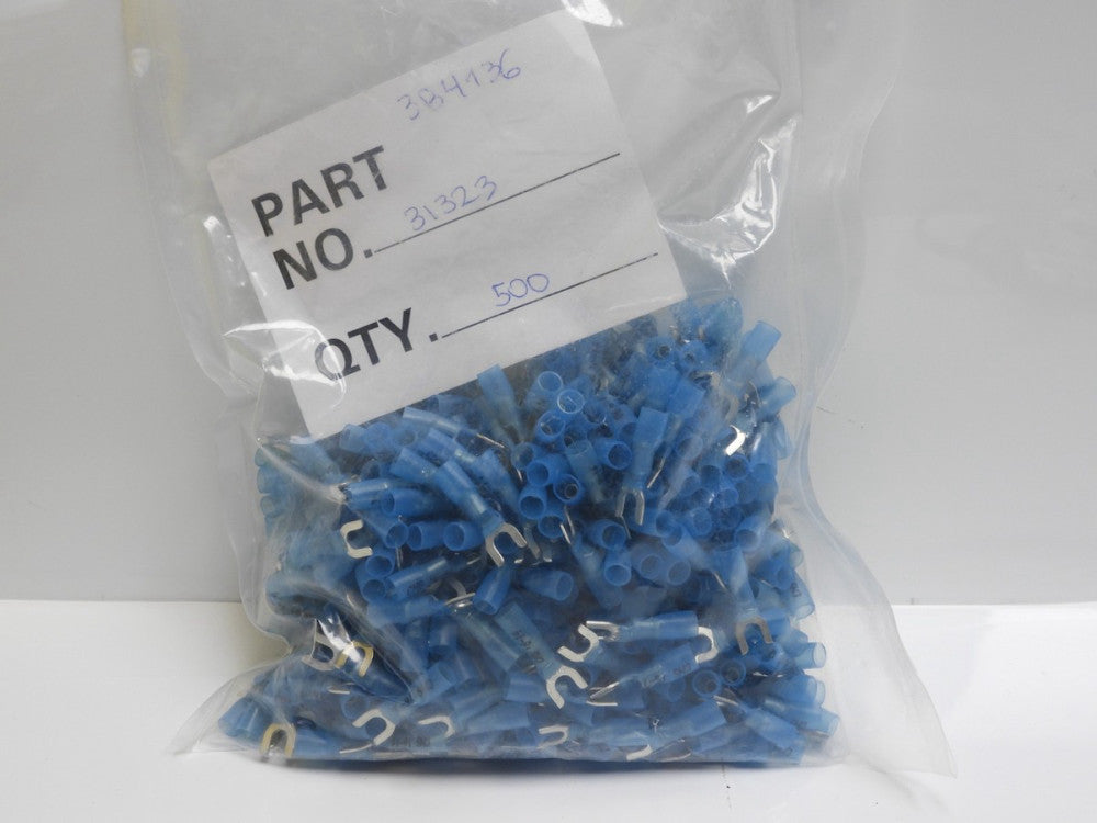 500pcs Fork Terminal Connectors CNS 16-14 Ga Crimp-N Seal #8 Stud