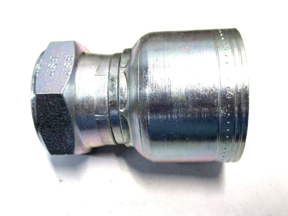 Eaton (1A16BF16) 1" x 1" Fitting 1"-11 Thread Straight Hydraulic Crimp Fitting