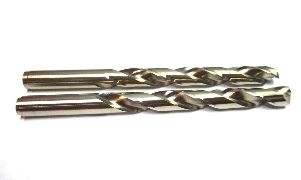 MADE IN USA 13/32 x 3-7/8 x 5-1/4 135° RH Cobalt Split Point Jobber Drill - 2 PC