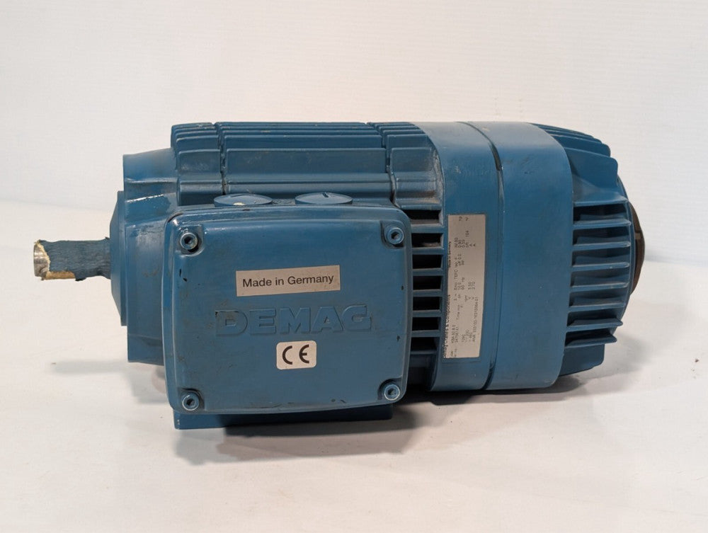 Demag KBA 80 B S 3 Phase Electric Motor TEFC, 230/460VAC, 1090 RPM, as pictured