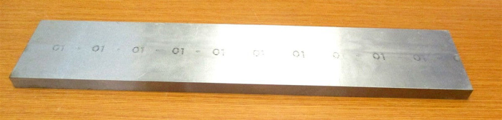 Starrett 54180 5/8 x 3-1/2 x 18 Type 01 Precision Ground Oil Hardened Flat Stock