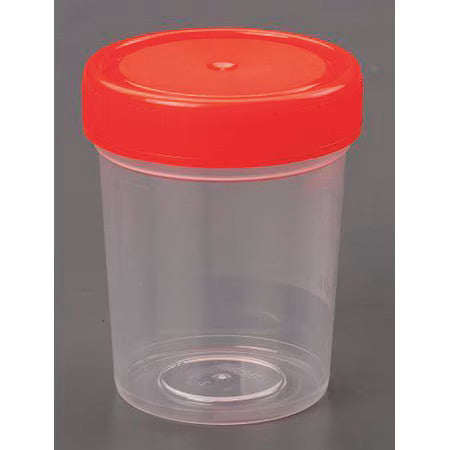 Zoro Select 32V491 Specimen Container,W/ Lid,4 Oz,Pk280 (Formerly Lab Safety