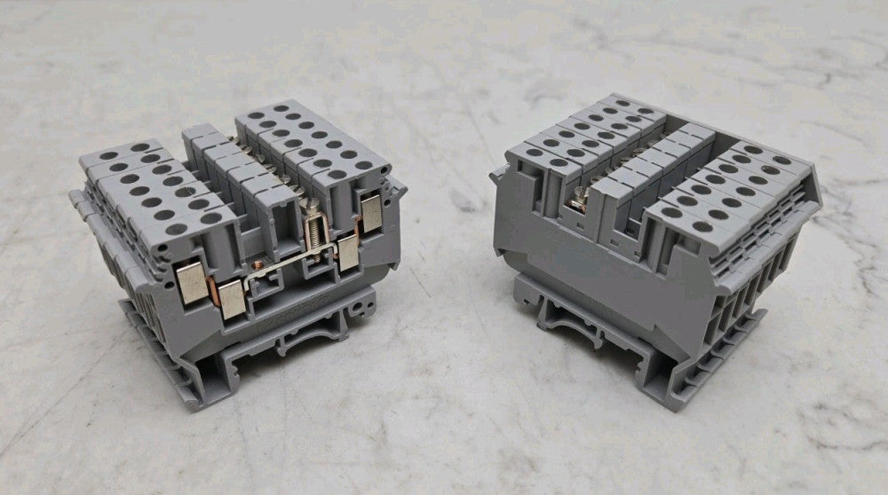 14 Pack Phoenix Contact UD4K Feed Through Terminal Block Gray Typ UDK 4/UDK4 